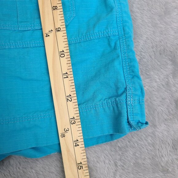 Vintage Ralph Lauren Polo Jean Co. Shorts RL 67 Blue Cyan Sz 10 Pockets - Picture 10 of 13